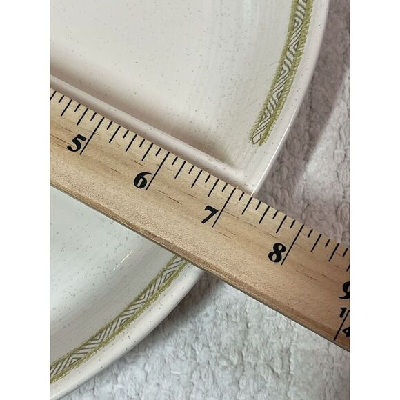 Franciscan Hacienda Green Oval Divided Vegetable Serving Bowl Dish - Picture 3 of 7